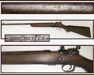 Vintage Winchester Bolt Action Rifle 69 A, c1930