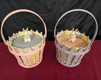 Longaberger Easter Baskets with Inserts