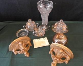 Glass Collection and Wall Shelves