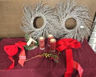 Holiday Collection with Glitter Wreaths