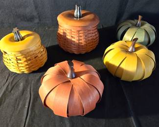 Longaberger Pumpkin Baskets