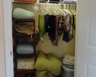 Some of the scarves sold and the afghans sold