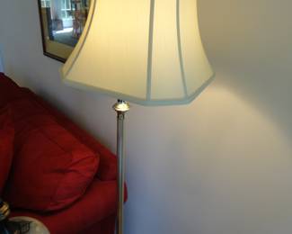 Heavy Brass Floor Lamp