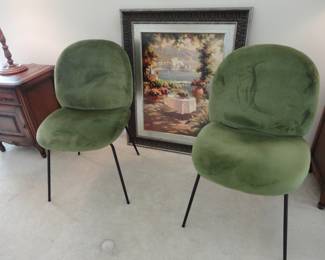 Pair Comfy World Market Chairs