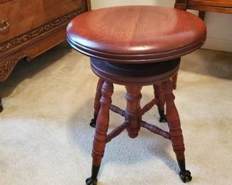Antique Piano Stool, would make a great addition to any home.  Simply beautiful. 