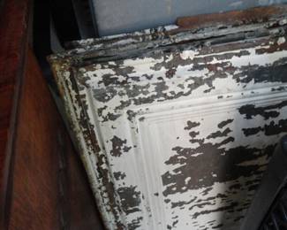 Tin Squares from an old store ceiling