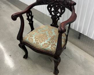 This chair is fragile! It's not sturdy and needs some TLC. Looks beautiful but needs some work to make it structurally solid. Asking $200. Buyer is responsible for muscle to move and load. Second Floor Pick Up - Elevator available/moving cart available. 
