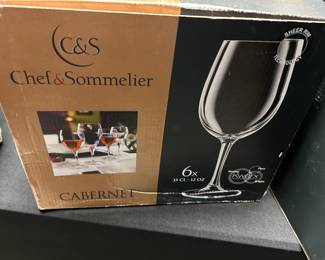 New in box wine glasses