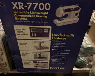 Light weight computerized sewing machine