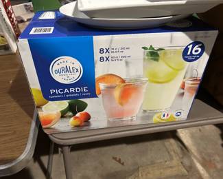 French  beverage glasses 