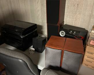 Sony turntable ,Sony speakers Sony stereo  DVD players 