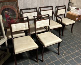 Set of vintage kittinger chairs 