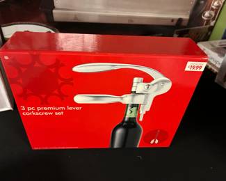 3 piece cork screw set 