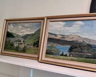 ORIGINAL VINTAGE ENGLISH OIL PAINTINGS
