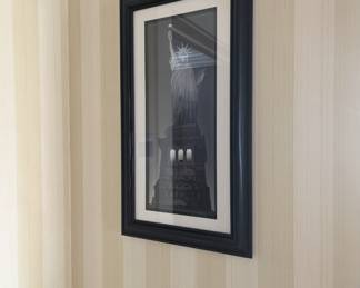 various wall art and other decorative elements