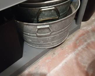 Galvanized Metal tubs