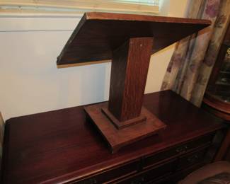 Vintage oak pulpit