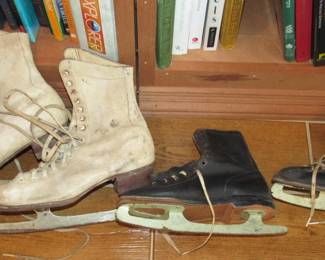 Vintage ice skates