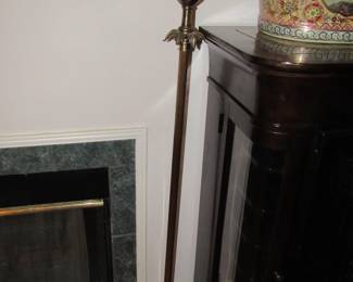 MCM brass floor lamp