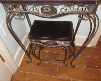 Iron nesting tables