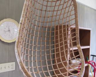 Vintage Rattan hanging seat