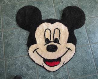 Vintage Mickey Mouse rug