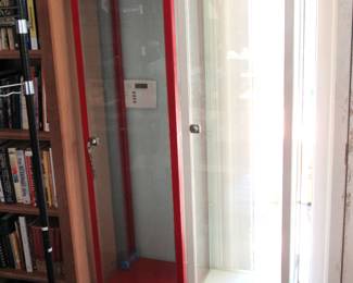 Metal & glass display cabinets