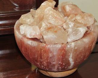 Salt rock lamp