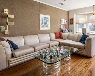 VINTAGE 80'S SECTIONAL SOFA