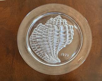 Lalique 1972 plate 8.5”