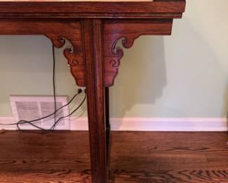 Baker Chinese-style altar table                                               33"h x 84" long x 20"d