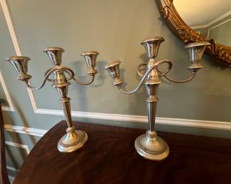 Pr. sterling candelabra 