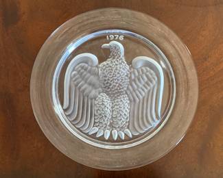 Lalique 1976 plate 8.5”