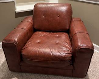 Pr. vintage Koehler Citation naugahyde lounge chairs