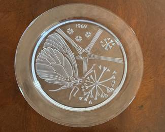 Lalique 1969 plate 8.5”