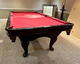 Brunswick Contender 8' pool table