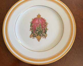 Faberge plates  7.75” 