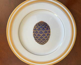 Faberge plates  7.75” 