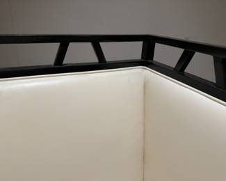 Lockhart Furniture modern  wing chair                            46.5"h x 35"w x 34"d