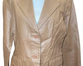 Chadwicks Brown Leather Coat