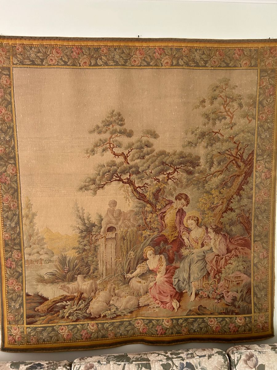 Amazing Antique French Tapestry