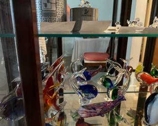 Huge Collection of Murano Glass Figurines