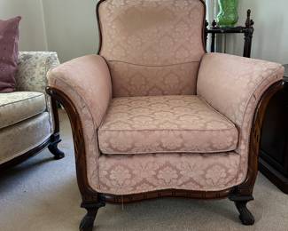 1 of 2 Lovely Antique Arm Chairs