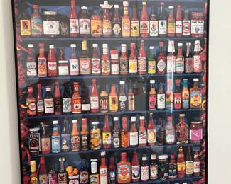 Framed Poster for the Hot Sauce Connoisseur