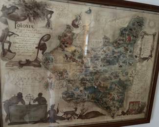 Antique Map of Poland