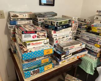 Unbelievable New in Box Model Collection - Military, Boats and Cars