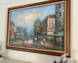 Street Scene Painting