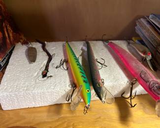 Fishing Lures including Orvis Reels