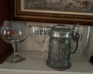 Beer Glass and Steins