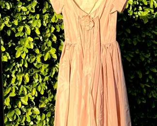 vintage peach Dress